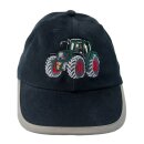 Blaue Security Baseball Kappe gr&uuml;ner Traktor rote Felgen