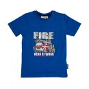 Salt and Pepper T-Shirt Feuerwehr Wendepailletten strong blue