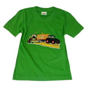 T-Shirt Traktor Maishäcksler grün-116
