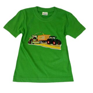 T-Shirt Traktor Maishäcksler grün-98