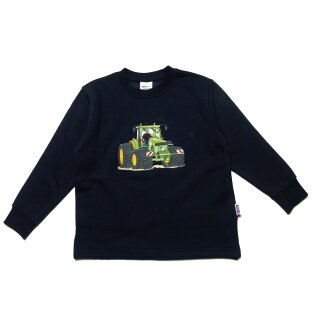 Zintgraf Jungen Sweatshirt Traktor Zwillingsreifen-122