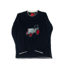 Langarmshirt Stickerei Traktor Oldtimer