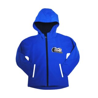 Softshelljacke Schnellzug azur-98/104