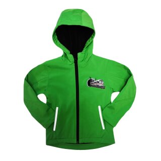 Softshelljacke Schnellzug grün-110/116
