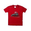 T-Shirt Stickerei Dampflok Eisenbahn Lok