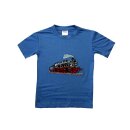 T-Shirt Stickerei Dampflok Eisenbahn Lok