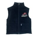 Fleece Weste Stickerei roter Traktor-110