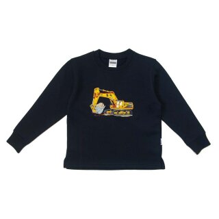 Sweatshirt Stickerei Bagger Baggerlader