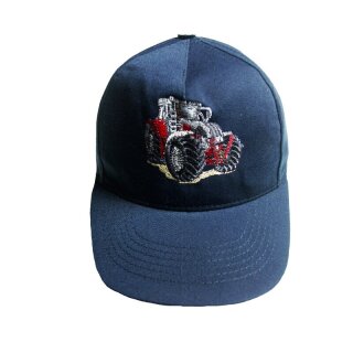 große Jungen und Erwachsene Blaue Military Kappe Cap Traktor blau