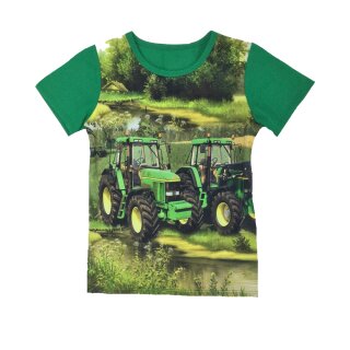 Traktor T-Shirt 2 grüne Trecker 104