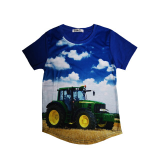 T-Shirt Traktor großer grüner Trecker 128
