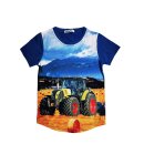 T-Shirt Traktor Rundballen