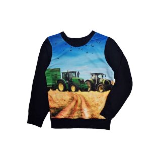 Leichtes Sweatshirt Traktor Duo Fotodruck 128