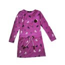 Squared & Cubed Langarm Winter Kleid Pferd lila