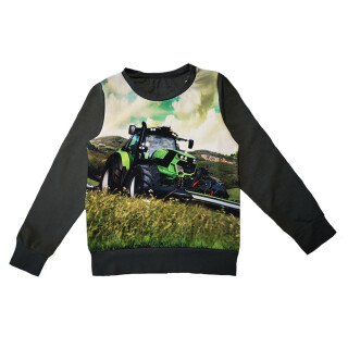 Leichtes Sweatshirt Traktor Mähwerk Fotodruck 116