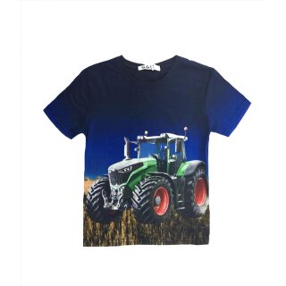 T-Shirt Traktor grün Trecker Fotodruck H-38