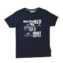 Salt and Pepper Traktor T-Shirt blau NUR EIN HELD...
