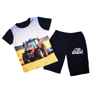 Jungen Shorty Traktor - T-Shirt und Shorts JM767 104