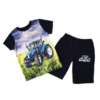 Jungen Shorty Traktor - T-Shirt und Shorts JM771 140