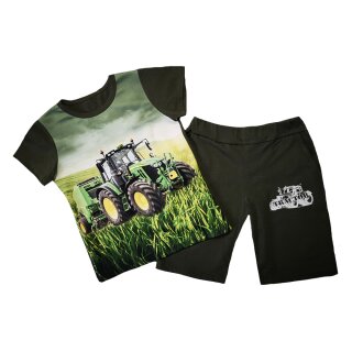 Jungen Shorty Traktor - T-Shirt und Shorts JM769