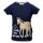 Salt and Pepper T-Shirt Pferd mit Fohlen Blau 92/98