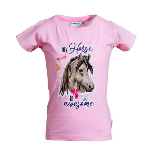 Salt and Pepper T-Shirt Pferd Pailletten rosa 92/98