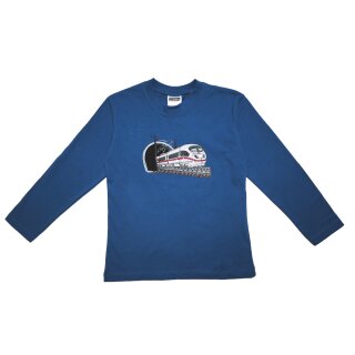 Zintgraf Langarmshirt Schnellzug LA21 azurblau 110/116