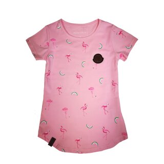 Squared &amp; Cubed  M&auml;dchen T-Shirt Flamingo T-216-Rosa
