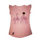 Squared &amp; Cubed  T-Shirt Flamingo Strasssteine...