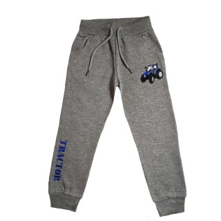 S&C Jungen Jogginghose Traktor H-132H-grau 140