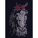 Squared & Cubed Mädchen T-Shirt Pferd Strasssteine T-289-Blau 116