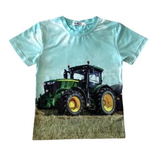 Jungen T-Shirt Fotodruck Traktor H-306 140