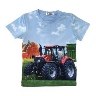Jungen T-Shirt Fotodruck Traktor H-297