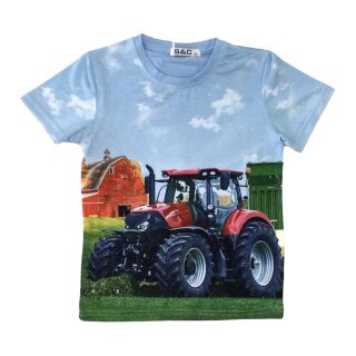 Jungen T-Shirt Fotodruck Traktor H-297 140