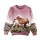 S&C Sweatshirt Pferd Fohlen Brombeere F-104 128