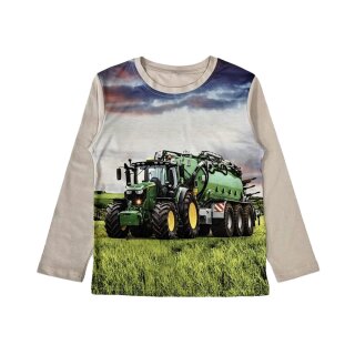 Jungen Langarmshirt Traktor Güllefass H-375 116