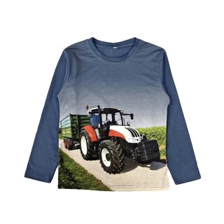 Jungen Langarmshirt Traktor Silagewagen H-383 104