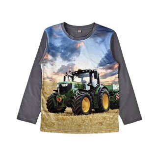 Jungen Langarmshirt Traktor H-376 152