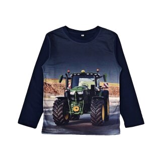 Jungen Langarmshirt Traktor H-378 104