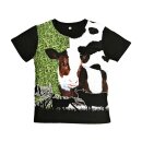 Jungen Mädchen T-Shirt Kalb Kuh H-398 140
