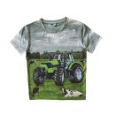 Jungen T-Shirt Traktor Kuh H-436