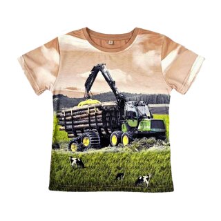 Jungen T-Shirt Rückezug Forwarder H-400 104