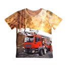 Jungen T-Shirt Feuerwehr Fotodruck H-396 116