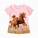 Mädchen T-Shirt Pferd Fohlen Fotodruck F-85