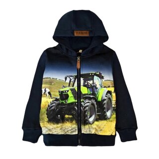 Kapuzenjacke Traktor Fotodruck H-464 92