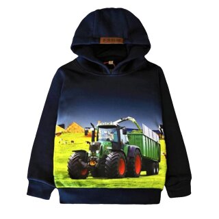 Jungen Kapuzenpullover Traktor Silagewagen H-455