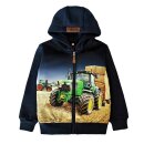 Kapuzenjacke Traktor Fotodruck Heuballen H-463 104