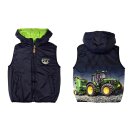Weste mit Kapuze Traktor Rücken Fotodruck H-492 140