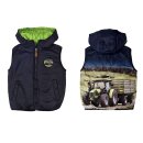 Weste mit Kapuze Traktor Rücken Fotodruck H-491 116