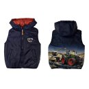 Weste mit Kapuze Traktor Rücken Fotodruck H-493 152